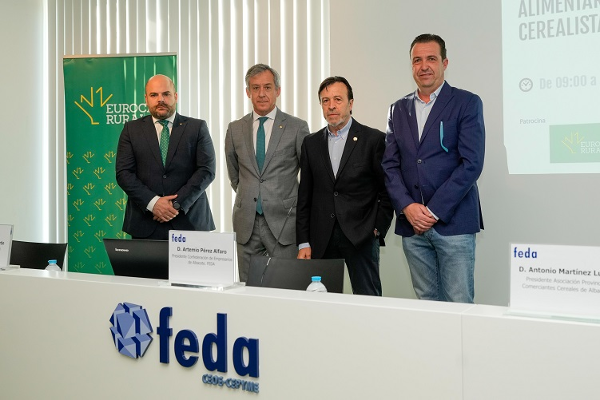 El sector cerealista analiza en FEDA la seguridad y registros alimentarios, con la implicación de Eurocaja Rural