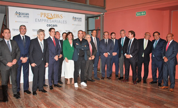 Eurocaja Rural, junto a los empresarios en los XIX Premios Empresariales CECAM