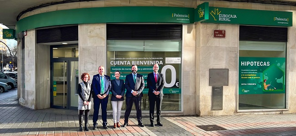Eurocaja Rural subraya su apuesta por Castilla y León abriendo nueva oficina en Palencia