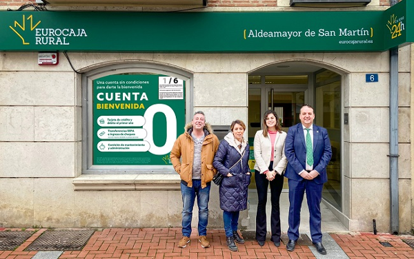 Eurocaja Rural sigue apostando por nuestros pueblos: abre oficina en Aldeamayor de San Martín (Valladolid)