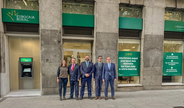 Eurocaja Rural amplía su presencia en la capital con una nueva oficina en Madrid